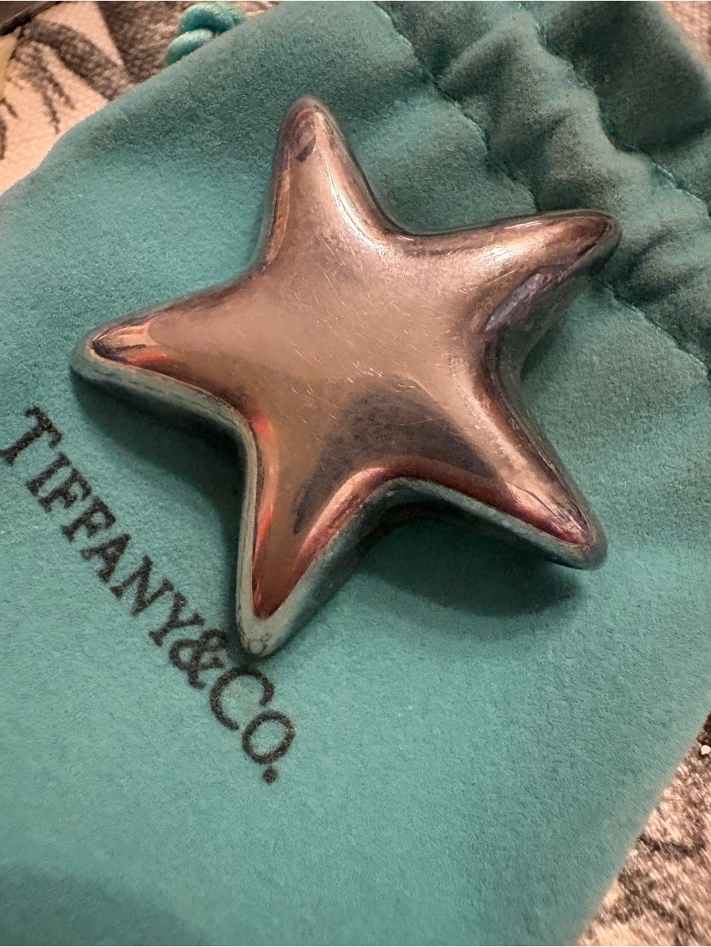 Tiffany & Co. Silver Star Brooch